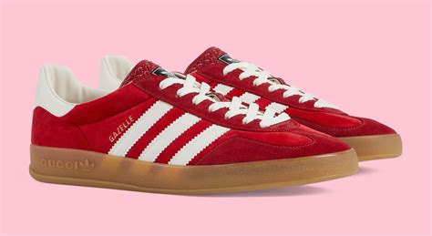 gucci adidas gazelle red